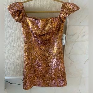 New Off the shoulder mini dress.